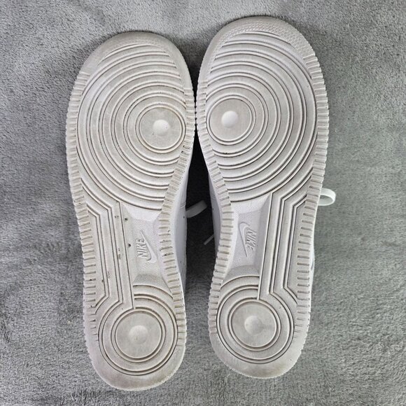 Mens Nike Air Force 1 07 White Leather Sneakers Shoes CW2288-111 Size 11 - Picture 8 of 8